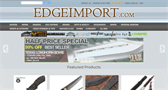 Desktop Screenshot of edgeimport.com